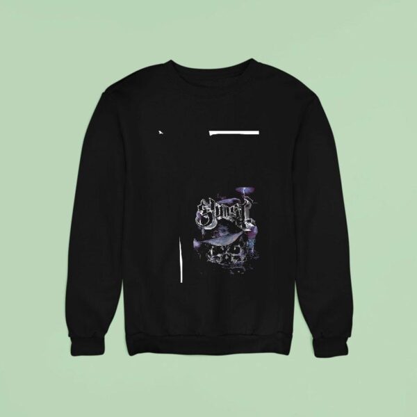 Ghost Skeletour World Tour Milwaukee Wisconsin Cross Sweatshirt