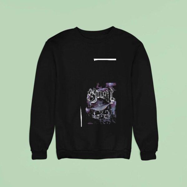 Ghost Skeletour World Tour Nashville Tennessee Cross Sweatshirt
