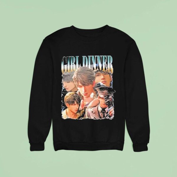 Girl Dinner Caleb Love And Deepspace Sweatshirt