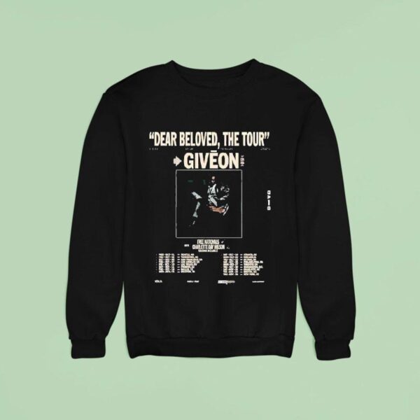 Giveon Dear Beloved The Tour Dates Sweatshirt