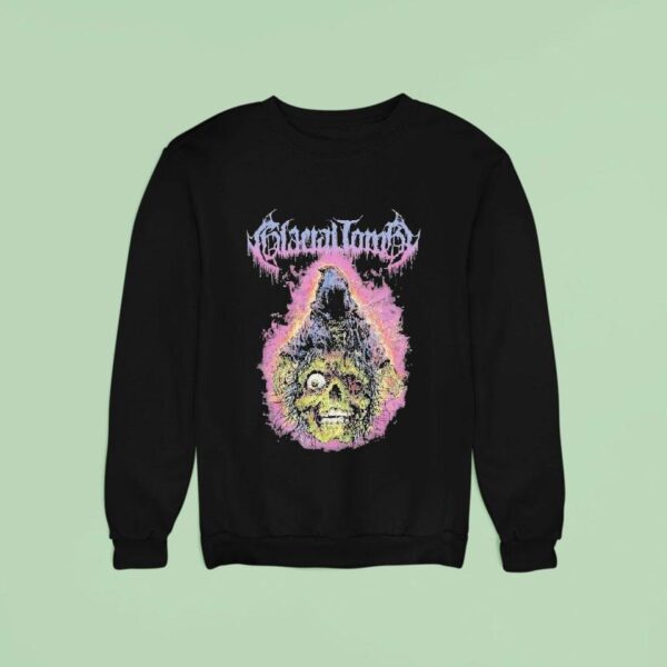 Glacial Tomb Necromancer Skull Sweatshirt
