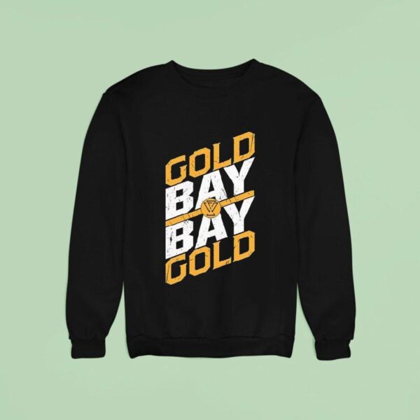 Gold Bay X Bay Gold Wwe Logo Sweatshirt