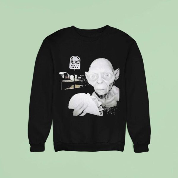 Gollum The Lord Of The Rings Taco Bell Sweatshirt