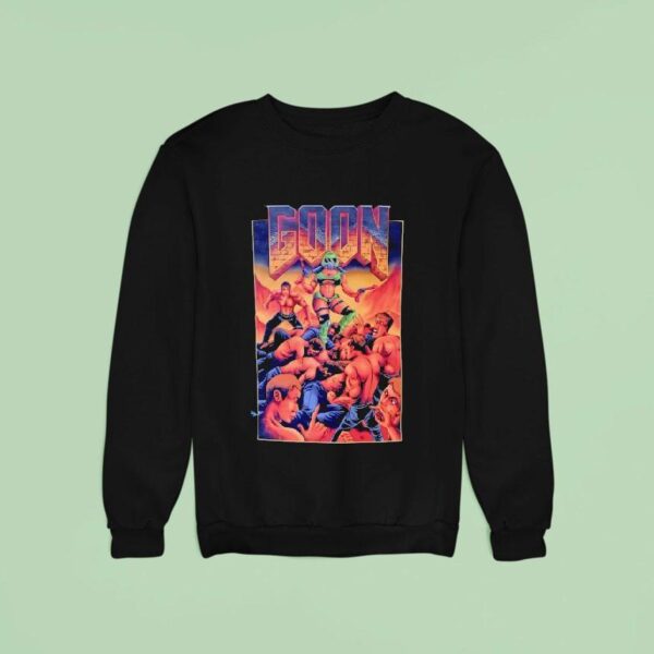Goon Style Doom Video Game Franchise Sweatshirt