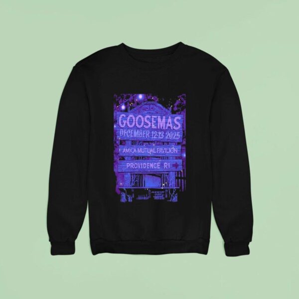 Goosemas Amica Mutual Pavilion Tour December Sweatshirt