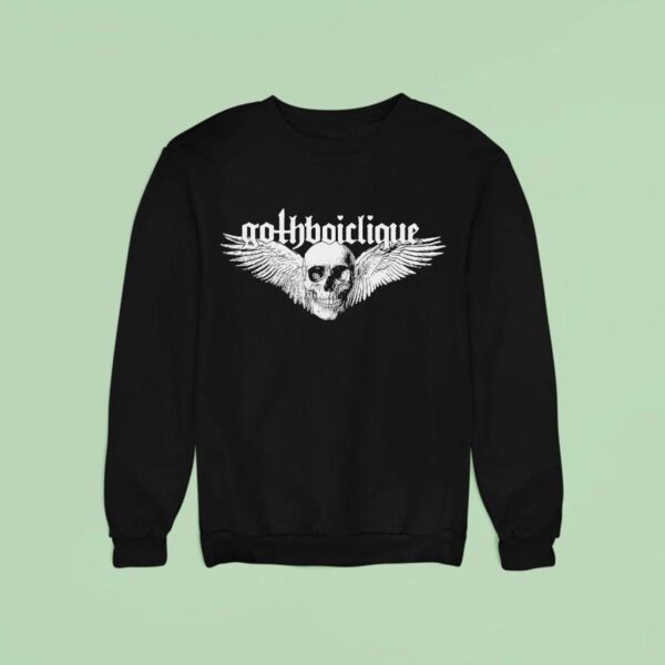 Gothboiclique The World Is Fucking Ending Skull Sweatshirt