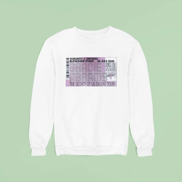 Gracie Abrams July Budweiser Stage Toronto On Sweatshirt