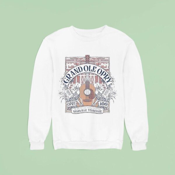 Grand Ole Opry Country Music Famous Nashville Tennessee Guitar Sweatshirt