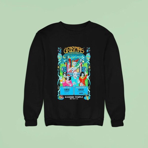 Griz Th Anniversary Of Grizmas Detroit December Sweatshirt