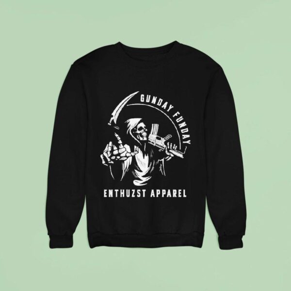 Gunday Funday Enthuzst Grim Reaper Sweatshirt