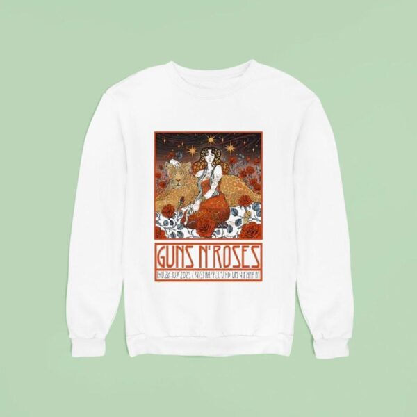 Guns N Rose Vienna Venue At Ernst Happel Stadium On July Nouveau Sweatshirt