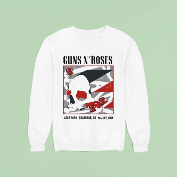 Guns N Roses Belgrade Rs Usce Park July Sweatshirt