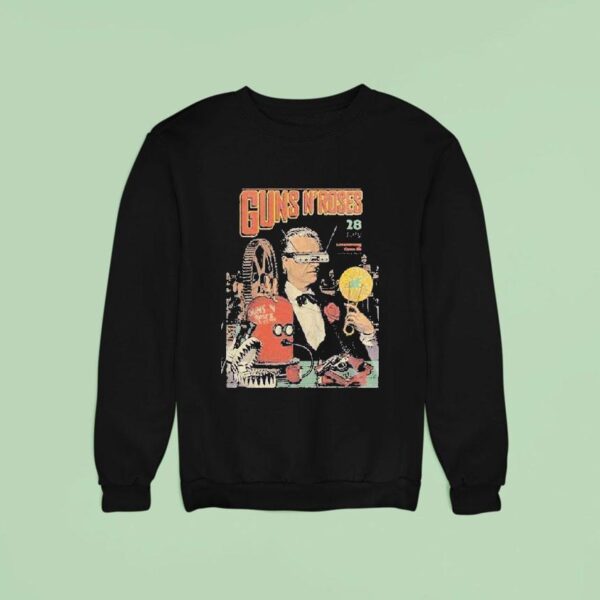 Guns N Roses Luxembourg Tour Rock Sweatshirt