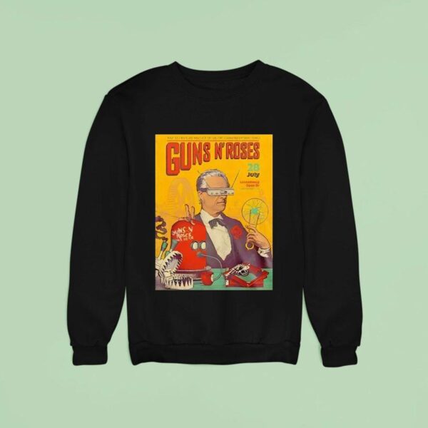 Guns N Roses World Tour To Luxembourg Sweatshirt