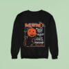 Halloween Black Cats And Goblins Sweatshirt