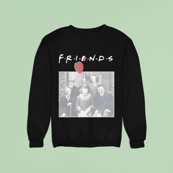 Halloween Horror Movie Graphic Friends Sweatshirt