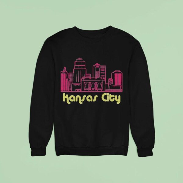 Hannah Waddingham Wearing Kansas City Dot Skyline Sweatshirt