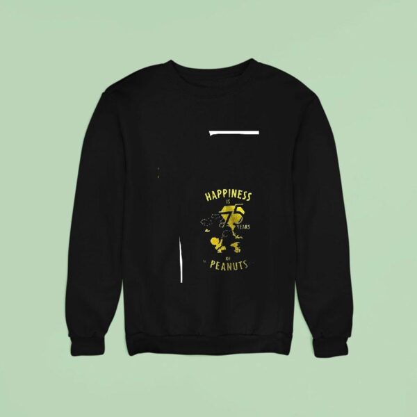 Happiness Is Years Of Peanuts Since Silhouette Sweatshirt