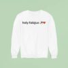 Holy Fatigue Rose Heart Broken Sweatshirt