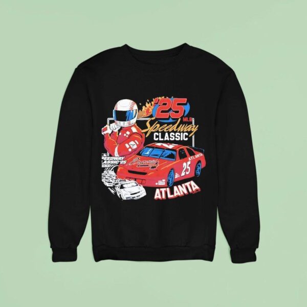 Homage Mlb Speedway Atlanta Braves Sweatshirt