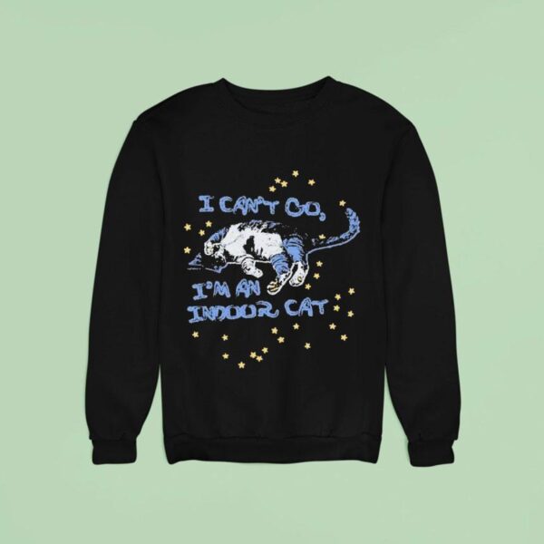 I Can T Go I M An Indoor Ca Sweatshirt