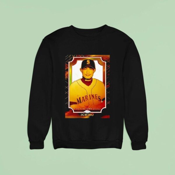 Ichiro Suzuki Black Seattle Mariners Mlb Hall Of Fame Cooperstown Calls Sweatshirt