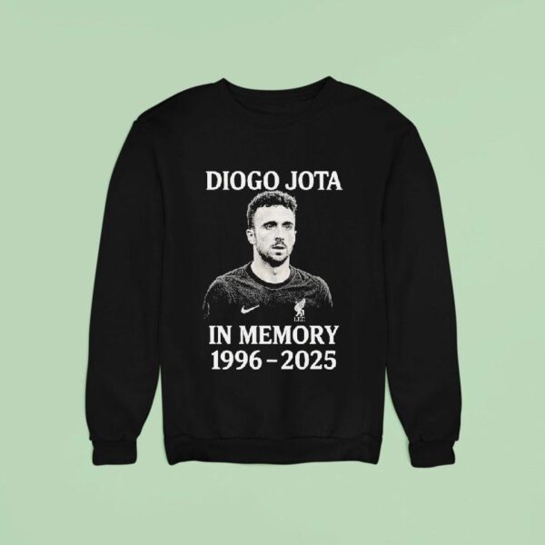 In Memory Of Diogo Jota Rip Liverpool Sweatshirt