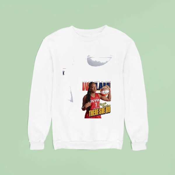 Indiana Fever Wnba All Star Aliyah Bosto There She Go Signature Sweatshirt