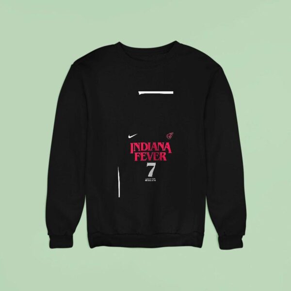 Indiana Fever Aliyah Boston Stranger Things Rebel Name And Number Sweatshirt