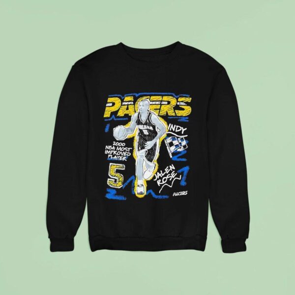 Indiana Pacers Jalen Rose Nba Most Improved Player Sweatshirt