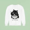 Is He Dead Yet Eat The Rich Black Ca Sweatshirt