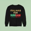 Italians For Zohran For New York City Sweatshirt