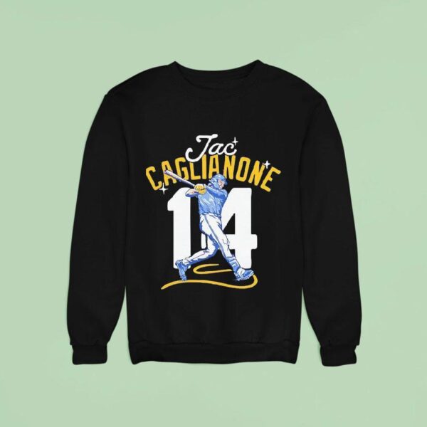 Jac Caglianone Kansas City Royals Baseball Cartoon Sweatshirt