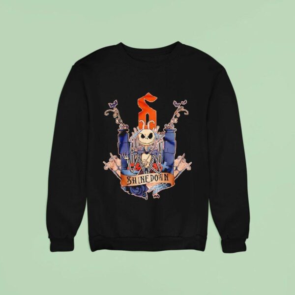 Jack Skellington Shine Down Halloween Sweatshirt