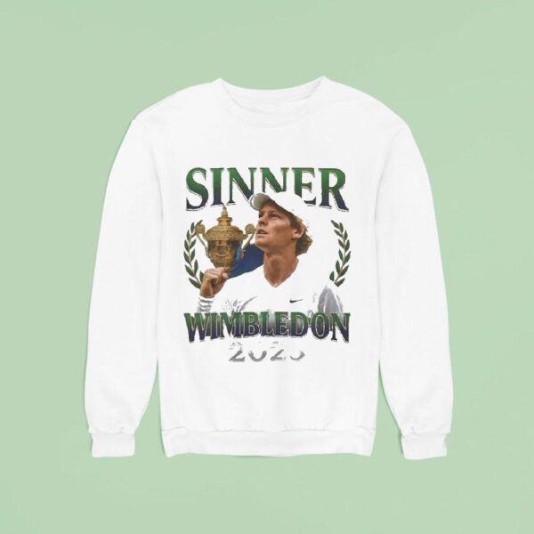 Jannik Sinner Wimbledon Trophy Sweatshirt