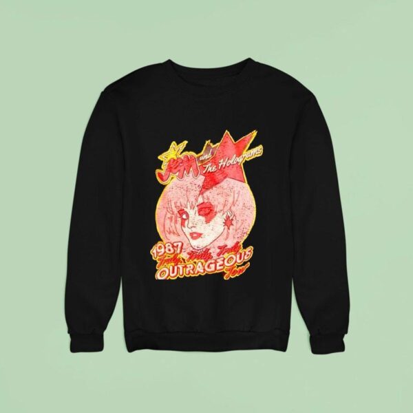 Jem And The Holograms Truly Truly Truly Outrageous Tour Vintage Sweatshirt