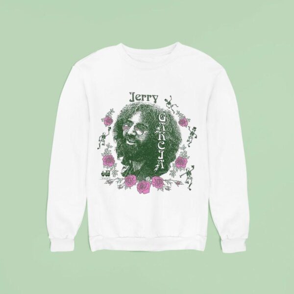 Jerry Garcia Rosebud Sweatshirt
