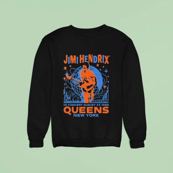 Jimi Hendrix In Concert Queens New York August Sweatshirt