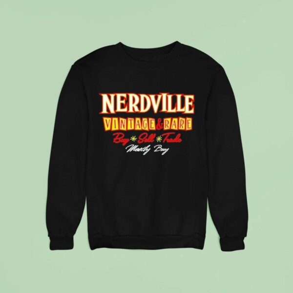Joe Bonamassa Nerdville Vintage Rare Buy Sell Trade Mortly Buy Sweatshirt