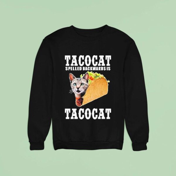 Joe Burrow Wearing Tacocat Spelled Backwards Is Tacoca Sweatshirt