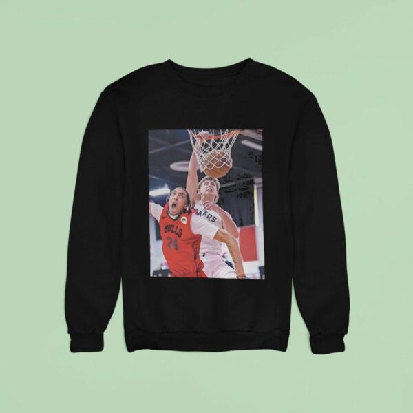 Johnny Furphy Dunks On Noa Essengue Sweatshirt