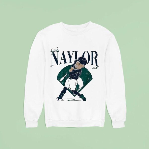 Josh Naylor Diamond Caricature Seattle Mariners Sweatshirt