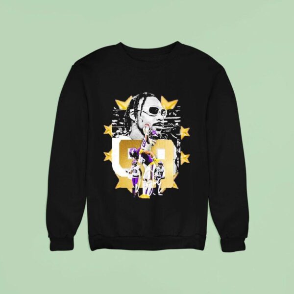 Justin Jefferson From Minnesota Vikings Is A Time Member And The Only Wide Receiver In Vikings History To Join The Club Sweatshirt