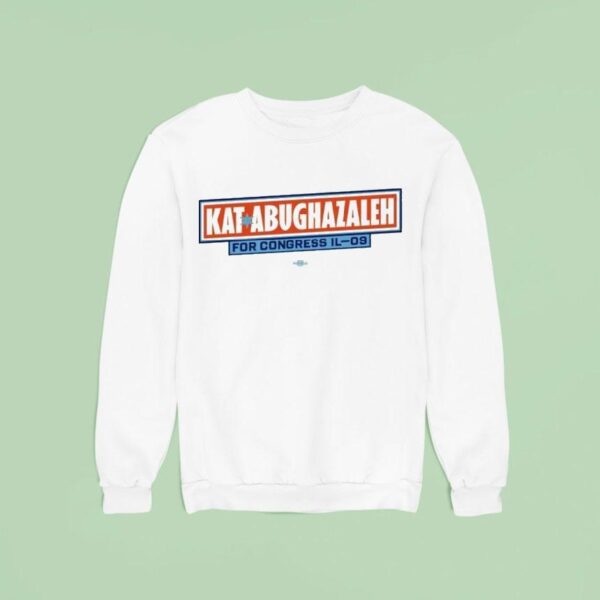 Kat Abughazaleh For Congress Illinois Multi Logo Sweatshirt