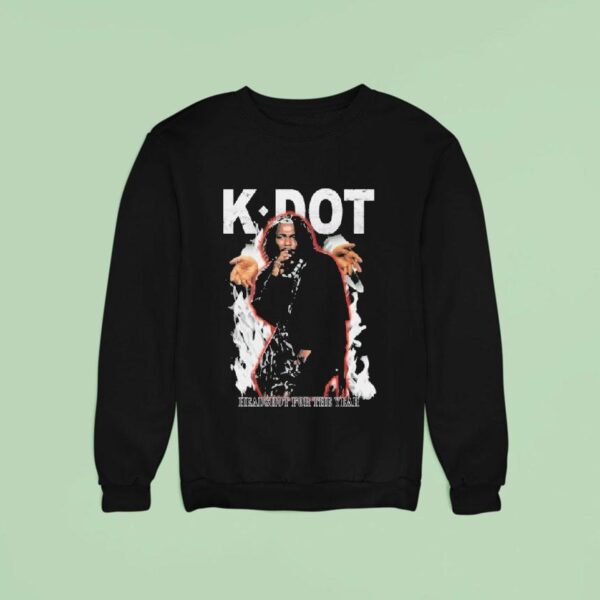 Kendrick Lamar K Dot Headshot For The Year Sweatshirt