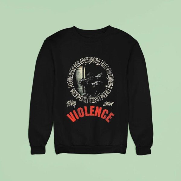 Khamzat Chimaev Khamzat Is Full Violence Wolves Sweatshirt
