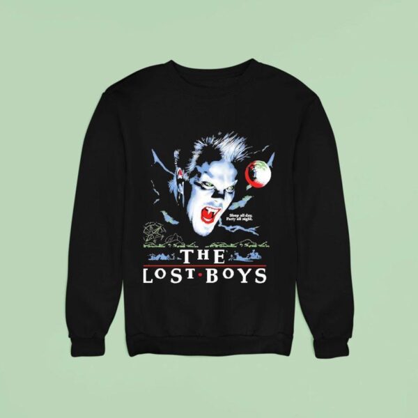 Kiefer Sutherland Sleep All Day Party All Night The Lost Boys Sweatshirt