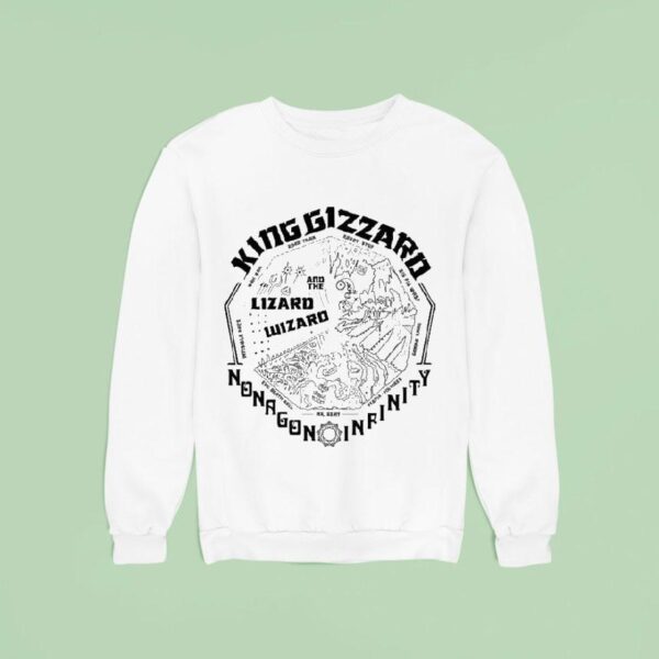 King Gizzard And The Lizard Wizard Nonagon Infinity Mono Sweatshirt