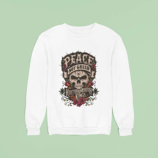Kottonmouth Kings Peace Not Greed Skull Sweatshirt