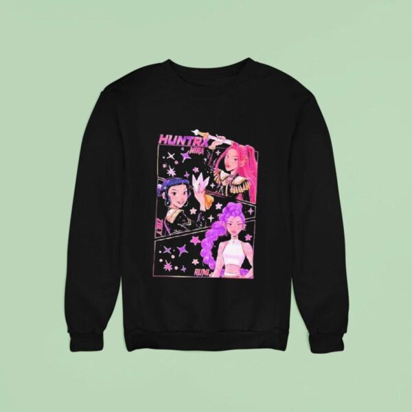 Kpop Demon Hunters Jinu Manga Kpop Huntrix Pin Sweatshirt